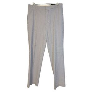 J. Crew Men’s Blue & White Seersucker Pants Classic Dad 33X32